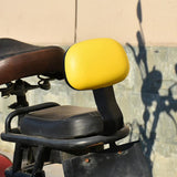 Maxbell Electric Bicycle Rear Seat Backrest Back Saddle Electric Bicycle Back Seat Yellow