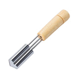 Maxbell Stainless Steel Embossing Die Wooden Handle for Baking Carrot Cookie Heart
