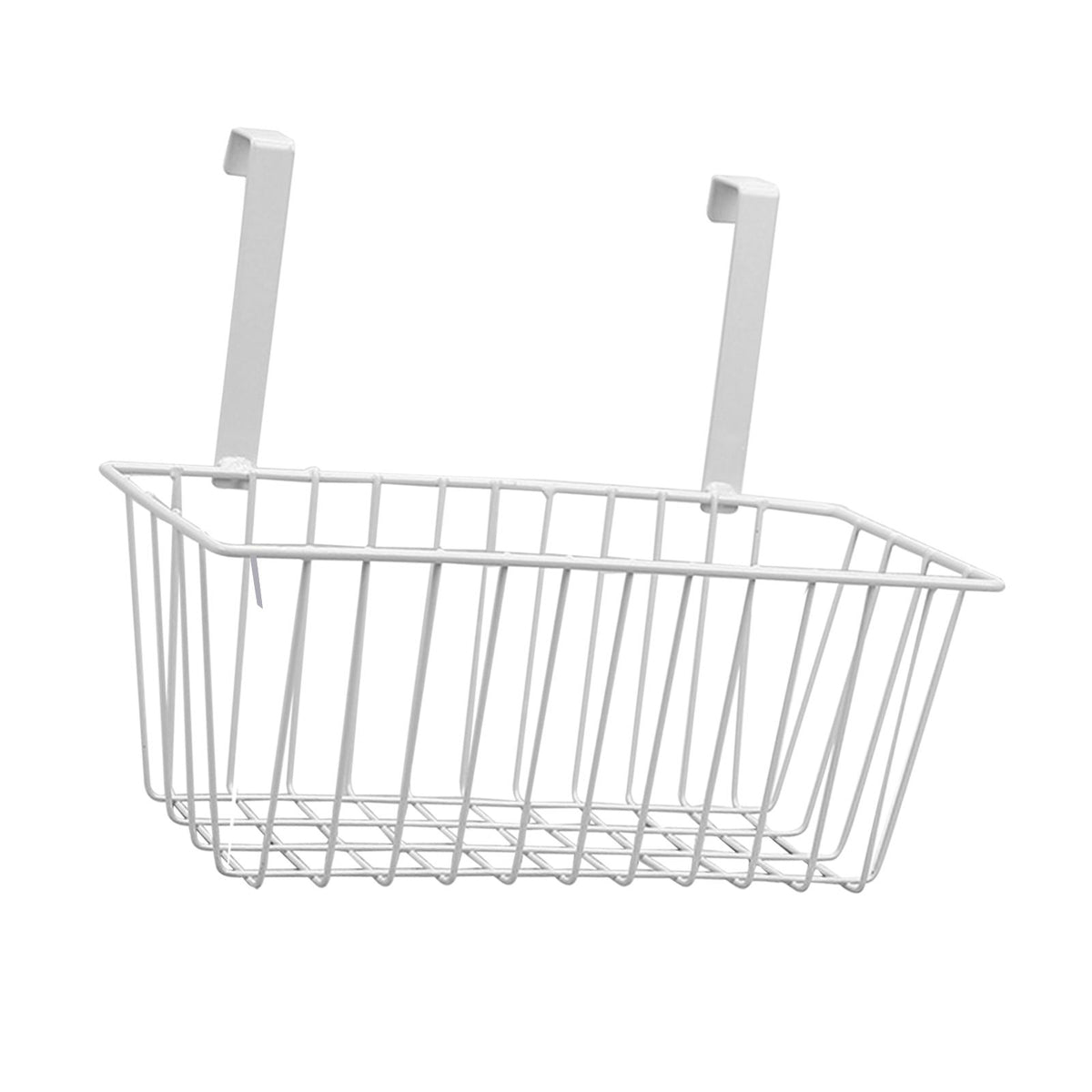 Maxbell Hanging Storage Basket Shampoo Shelves Rack for Hang Behind Door White