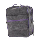 Maxbell Travel Shoes Bag Storage Mesh Bags Luggage Keeping Organized Grey  and Purple