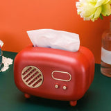 Maxbell Modern Paper Towel Dispenser Container Napkin Holder for Car Decoration Red