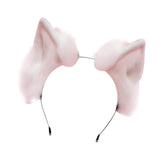 Maxbell Kitten Ears Headband Cosplay Headdress Photo Props for Christmas Pink