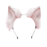 Maxbell Kitten Ears Headband Cosplay Headdress Photo Props for Christmas Pink