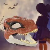 Maxbell Cartoon Dinosaur Mask Costume Accessory for Festivals Birthday Kids Gifts