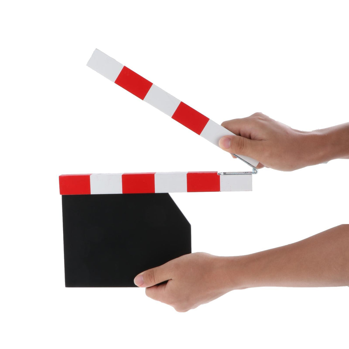 Maxbell Clapperboard Clapboard Acrylic Film Clap Movie Clapper Durable red
