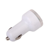 Maxbell Dual USB Port Car Charger Adapter for iPad iPhone iPod PDA Cell Phones - White