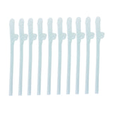 Maxbell 10Pcs Hens Night Glow In Dark Willy Straw Plastic Dicky Sipping Straws
