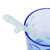 Maxbell 10Pcs Hens Night Glow In Dark Willy Straw Plastic Dicky Sipping Straws