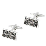 Maxbell Stainless Steel Men Cuff Link CUFFLINKS Shirt Set StarWars Black