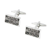 Maxbell Stainless Steel Men Cuff Link CUFFLINKS Shirt Set StarWars Black