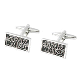 Maxbell Stainless Steel Men Cuff Link CUFFLINKS Shirt Set StarWars Black