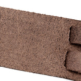 Maxbell Brown Leather Buckle Adjustable Wrist Band Bracelet with Double Straps