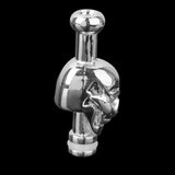 Maxbell Silver Tone Metal Skull 510 Drip Tip for Atomizer Clearomizer Tanks