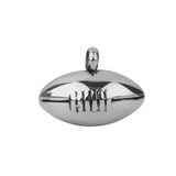 Maxbell Rugby Cremation Pendant Stainless Steel Urn keepsake Ash Memorial Jewelry