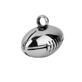 Maxbell Rugby Cremation Pendant Stainless Steel Urn keepsake Ash Memorial Jewelry