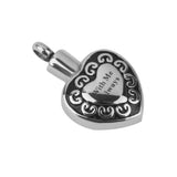 Maxbell Heart with me always Cremation Pendant Urn keepsake Pet Ash Memorial Jewelry