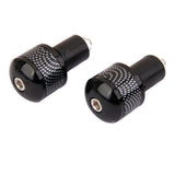 Maxbell Carbon Aluminum Barends Bar End Plug For 7/8" Handlebar Grips Motorcycle