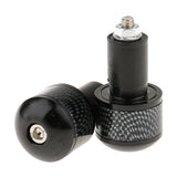 Maxbell Carbon Aluminum Barends Bar End Plug For 7/8" Handlebar Grips Motorcycle