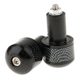 Maxbell Carbon Aluminum Barends Bar End Plug For 7/8" Handlebar Grips Motorcycle