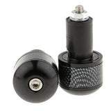 Maxbell Carbon Aluminum Barends Bar End Plug For 7/8" Handlebar Grips Motorcycle