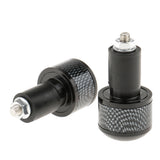 Maxbell Carbon Aluminum Barends Bar End Plug For 7/8" Handlebar Grips Motorcycle
