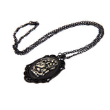 Maxbell Unisex Steampunk Vintage Alloy Ugly Women Pendant Chain Necklace Jewelry