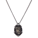 Maxbell Unisex Steampunk Vintage Alloy Ugly Women Pendant Chain Necklace Jewelry