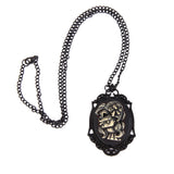 Maxbell Unisex Steampunk Vintage Alloy Ugly Women Pendant Chain Necklace Jewelry