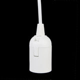 Maxbell Ceiling Pendant E27 Bulb Lamp Holder with 1.5M Wire - White