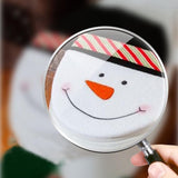 Maxbell 3pcs Christmas Decorations Happy Snowman Toilet Seat Cover and Rug Bathroom Set