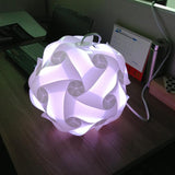 Maxbell IQ Puzzle Lights Infinity Lights Jigsaw Lights Lampshade - White