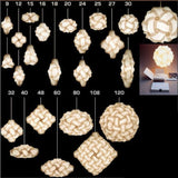 Maxbell IQ Puzzle Lights Infinity Lights Jigsaw Lights Lampshade - White