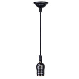 Maxbell Ceiling Pendant E27 Bulb Lamp Holder with 1.5M Wire - Pearl Black