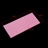 Maxbell Silicone Embossing Mold Mould for Fondant Cake Lace DIY Decor Pink