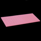 Maxbell Silicone Embossing Mold Mould for Fondant Cake Lace DIY Decor Pink