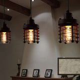 Maxbell E27 Retro Industrial Black Iron Lampshade Pendant Light Lamp for Home/Inn