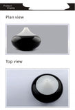 Maxbell Mini Ultrasonic Ion Humidifier Aroma Air Aromatherapy Diffuser UK Plug White