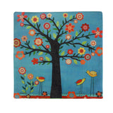 Maxbell Flower Tree Chicken Print Cotton Linen Throw Pillow Case Cushion Cover Decor