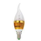 Maxbell 110V Dimmable E14 3W Warm White LED Candlelight Flame Bulb Light Lamp 2700K