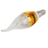 Maxbell 110V Dimmable E14 3W Warm White LED Candlelight Flame Bulb Light Lamp 2700K