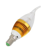 Maxbell 110V Dimmable E14 3W Warm White LED Candlelight Flame Bulb Light Lamp 2700K