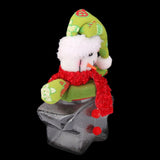 Maxbell Christmas Snowman Pentagram Plastic Candy Bottle Box Storage Case Container