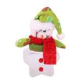 Maxbell Christmas Snowman Pentagram Plastic Candy Bottle Box Storage Case Container