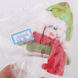 Maxbell Christmas Snowman Pentagram Plastic Candy Bottle Box Storage Case Container