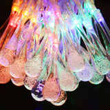 Maxbell 40-LED 13ft Battery Operated Diwali Decor Waterdrop String Lamp Fairy Lights