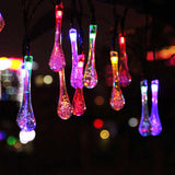 Maxbell 40-LED 13ft Battery Operated Diwali Decor Waterdrop String Lamp Fairy Lights