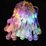 Maxbell 40-LED 13ft Battery Operated Diwali Decor Waterdrop String Lamp Fairy Lights