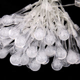 Maxbell 40-LED 13ft Battery Operated Diwali Decor Waterdrop String Lamp Fairy Lights