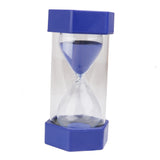 Maxbell Assorted Color Time Hourglass Sandglass Sand Timer Kitchen 60 Min Blue