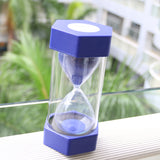 Maxbell Assorted Color Time Hourglass Sandglass Sand Timer Kitchen 60 Min Blue